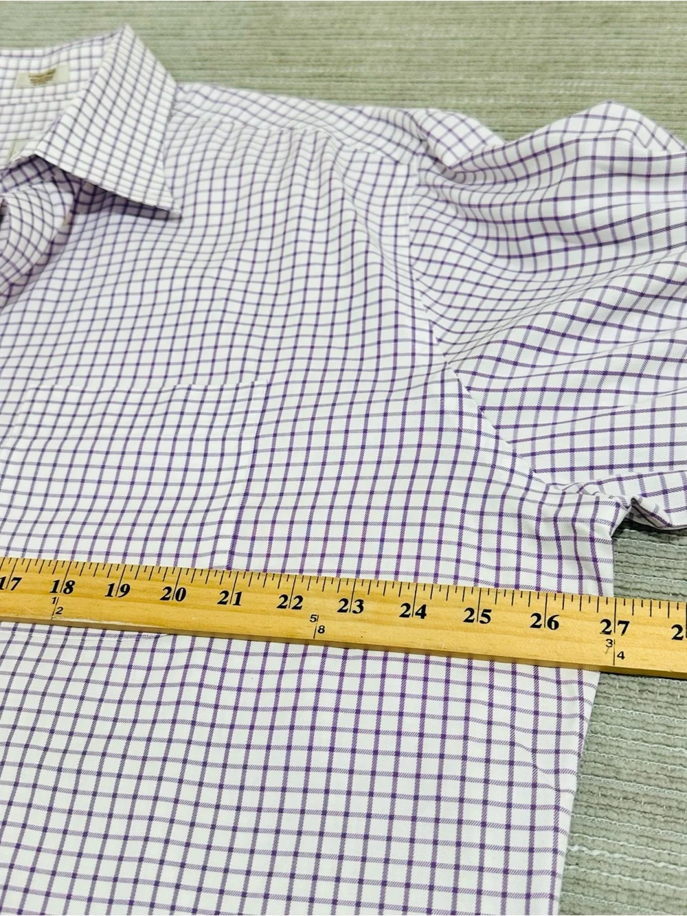 Peter Millar Men Shirt‎ XL Plaid Flint Hills National Golf Club Invitational